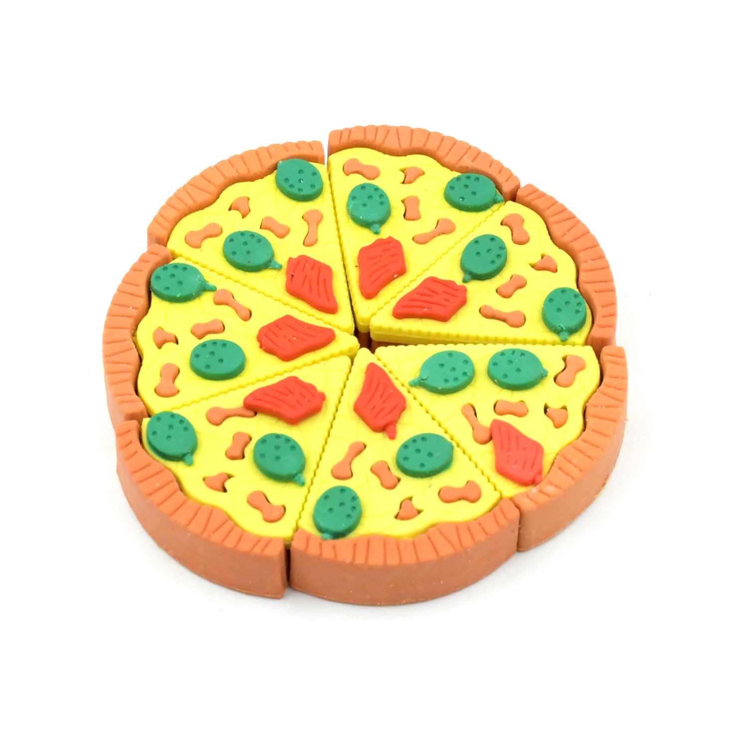 02_4c423a6d-50b2-4fa4-8415-c90333a3a707_1500x1500.jpg 3D Pizza Slice Erasers ?Fun Colorful Stationery for Kids & Adults - Image 1